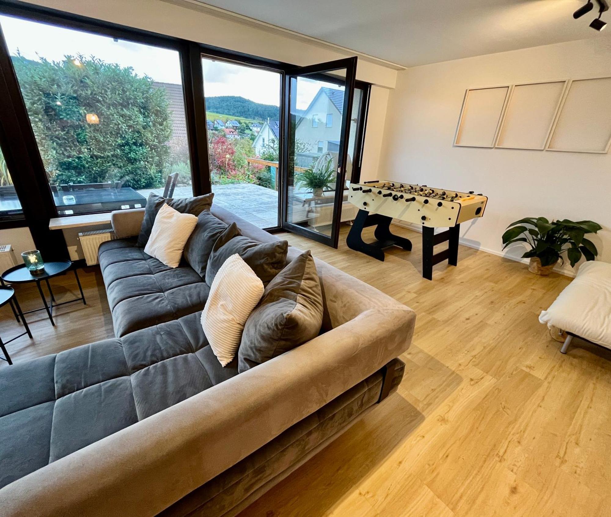 Ferienhaus Weinbergblick - Nahe Wuerzburg - 2 Schlafzimmer - Familienfreundlich - Terrasse Unterleinach Exteriér fotografie